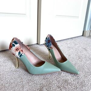 Floral Pump Heels